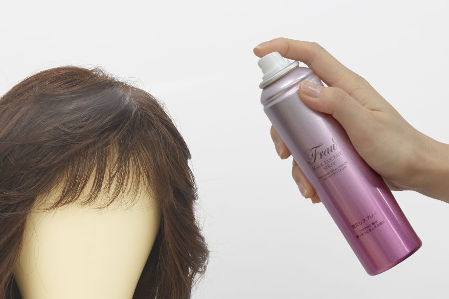 フラウヘアルーセントスプレー | ウィッグケア | 抗がん剤での脱毛